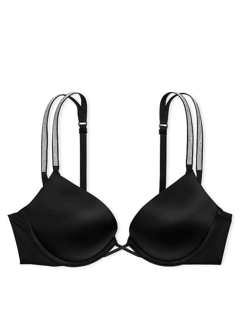 New! Victoria’s Secret Bombshell Double Shine Strap Push-Up Bra 34A 34560
